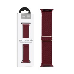Hoco Elastic Nylon Bracelet WA04 Fashion Series (42/44/45/49mm) for iWatch Dark Wine Hoco Elastic Nylon Bracelet WA04 Fashion Series (42/44/45/49mm) for iWatch Dark Wine